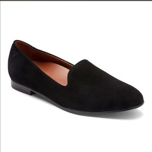 Vionic Willa Black Suede Orthaheel Arch Support Slip On Orthotic Loafer Size 9.